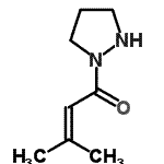 CAS#: 900188-99-0， 3-Methyl-1-(1-pyrazolidinyl)-2-buten-1-one