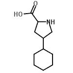 结构式 CAS# 9002-01-1, 4-环己基脯氨酸
