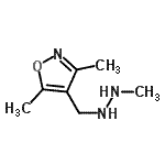 CAS#: 90049-32-4， 3,5-Dimethyl-4-[(2-methylhydrazino)methyl]-1,2-oxazole