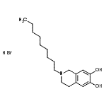 CAS#: 900784-95-4， 2-Nonyl-1,2,3,4-tetrahydro-6,7-isoquinolinediol hydrobromide (1:1)