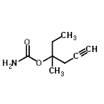 CAS#: 90087-57-3， 3-Methyl-5-hexyn-3-yl carbamate
