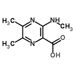 CAS#: 90091-00-2， 5,6-Dimethyl-3-(methylamino)-2-pyrazinecarboxylic acid