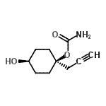 CAS#: 90105-75-2， cis-4-Hydroxy-1-(2-propyn-1-yl)cyclohexyl carbamate
