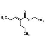 CAS#: 90124-74-6， Ethyl (2E)-2-propyl-2-pentenoate