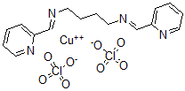 CAS#: 90149-40-9， N,N'-Bis(2-pyridylmethylene)-1,4-butanediamine (N,N',N'',N''')-Cu(II)diperchlorate