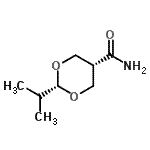 CAS#: 90176-65-1， cis-2-Isopropyl-1,3-dioxane-5-carboxamide