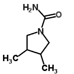 CAS#: 90184-86-4， 3,4-Dimethyl-1-pyrrolidinecarboxamide