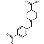 CAS#: 901924-23-0， 1-(4-Nitrobenzyl)-4-piperidinecarboxylic acid