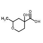 CAS#: 90271-26-4， 4-Hydroxy-2-methyltetrahydro-2H-pyran-4-carboxylic acid