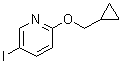结构式 CAS# 902837-53-0, 2-(环丙基甲氧基)-5-碘吡啶
