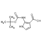 CAS#: 903094-16-6， 2-({[(2-Methyl-2-propanyl)oxy]carbonyl}amino)-1H-pyrrole-3-carboxylic acid