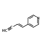 CAS#: 90347-84-5， 4-[(1E)-1-Buten-3-yn-1-yl]pyridine