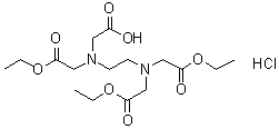 CAS#: 90359-20-9， [{2-[Bis(2-ethoxy-2-oxoethyl)amino]ethyl}(2-ethoxy-2-oxoethyl)amino]acetic acid hydrochloride (1:1)