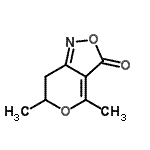 CAS#: 90362-03-1， 4,6-Dimethyl-6,7-dihydro-3H-pyrano[4,3-c][1,2]oxazol-3-one