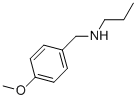 structure of CAS# 90390-02-6, N-(4-Methoxybenzyl)-N-propylamine;(4-Methoxybenzyl)-Propyl-Amine;90389-69-8 (Hydrochloride);Aids-107191