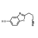 CAS#: 90418-62-5， (5-Hydroxy-1,3-benzothiazol-2-yl)methyl thiocyanate