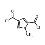CAS#: 90421-57-1， 1-Methyl-1H-pyrazole-3,5-dicarbonyl dichloride