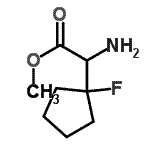 CAS#: 90428-04-9， Methyl amino(1-fluorocyclopentyl)acetate