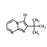 CAS#: 904813-42-9， 3-Bromo-2-(2-methyl-2-propanyl)imidazo[1,2-a]pyrimidine