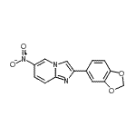 CAS#: 904813-81-6， 2-(1,3-Benzodioxol-5-yl)-6-nitroimidazo[1,2-a]pyridine