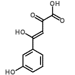 CAS#: 904814-38-6， (3Z)-4-Hydroxy-4-(3-hydroxyphenyl)-2-oxo-3-butenoic acid