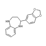 CAS#: 904815-53-8， 2-(1,3-Benzodioxol-5-yl)-2,3,4,5-tetrahydro-1H-1,5-benzodiazepine