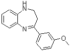 CAS#: 904815-64-1， 4-(3-Methoxyphenyl)-2,3-dihydro-1H-1,5-benzodiazepine