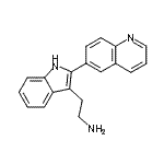 CAS#: 904816-15-5， 2-[2-(6-Quinolinyl)-1H-indol-3-yl]ethanamine