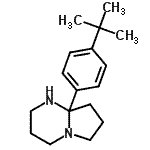 CAS#: 904817-62-5， 8a-[4-(2-Methyl-2-propanyl)phenyl]octahydropyrrolo[1,2-a]pyrimidine