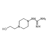 CAS#: 90482-11-4， 1-[4-(2-Hydroxyethyl)-1-piperazinyl]guanidine
