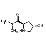 CAS#: 905094-49-7， (4S)-4-Hydroxy-N,N-dimethyl-D-prolinamide
