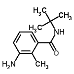 CAS#: 905234-93-7， 3-Amino-2-methyl-N-(2-methyl-2-propanyl)benzamide