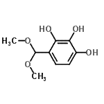 CAS#: 90535-21-0， 4-(Dimethoxymethyl)-1,2,3-benzenetriol