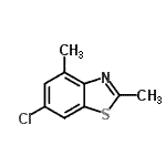 CAS#: 90537-50-1， 6-Chloro-2,4-dimethyl-1,3-benzothiazole