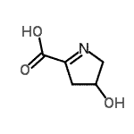 CAS 登录号：9054-77-7， 3-羟基-3,4-二氢-2H-吡咯-5-羧酸