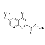CAS#: 905807-62-7， Methyl 4-chloro-6-methoxy-2-quinolinecarboxylate
