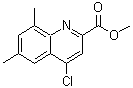 CAS#: 905807-64-9， Methyl 4-chloro-6,8-dimethyl-2-quinolinecarboxylate