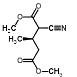 CAS#: 906126-78-1， Dimethyl (3R)-2-cyano-3-methylpentanedioate