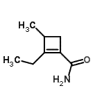 CAS#: 90642-14-1， 2-Ethyl-3-methyl-1-cyclobutene-1-carboxamide