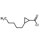 CAS#: 90722-23-9， 2-Pentylcyclopropanecarbonyl chloride