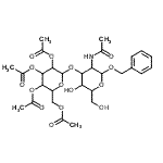 CAS#: 90754-57-7， Benzyl 2-acetamido-2-deoxy-3-O-(2,3,4,6-tetra-O-acetylhexopyranosyl)hexopyranoside