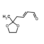 CAS#: 90788-54-8， (2E)-4-(2-Methyl-1,3-dioxolan-2-yl)-2-butenal