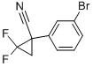 CAS#: 908333-94-8， 1-(3-Bromo-Phenyl)-2,2-Difluoro-Cyclopropanecarbonitrile