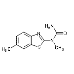 CAS#: 90840-30-5， 1-Methyl-1-(6-methyl-1,3-benzothiazol-2-yl)urea