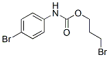 CAS 登录号：90841-80-8， 3-溴丙基 N-(4-溴苯基)氨基甲酸酯
