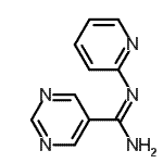 CAS#: 90844-40-9， N-(2-Pyridinyl)-5-pyrimidinecarboximidamide