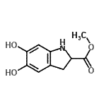 CAS#: 90922-83-1， Methyl 5,6-dihydroxy-2-indolinecarboxylate