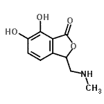 CAS#: 90922-87-5， 6,7-Dihydroxy-3-[(methylamino)methyl]-2-benzofuran-1(3H)-one