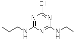 结构式 CAS# 90952-64-0, 6-氯-N-乙基-N'-丙基-1,3,5-三嗪-2,4-二胺