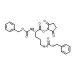 CAS#: 90970-61-9， 2,5-Dioxo-1-pyrrolidinyl N<sup>2</sup>,N<sup>5</sup>-bis[(benzyloxy)carbonyl]-L-ornithinate